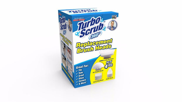 Turbo Scrub Brush Heads - TVShop