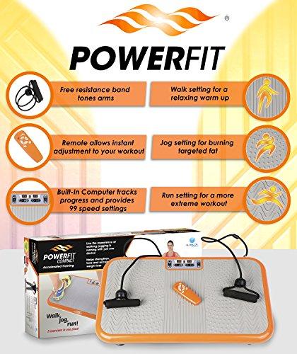 Powerfit Compact Machine Remote Control Health & Fitness – TV Shop
