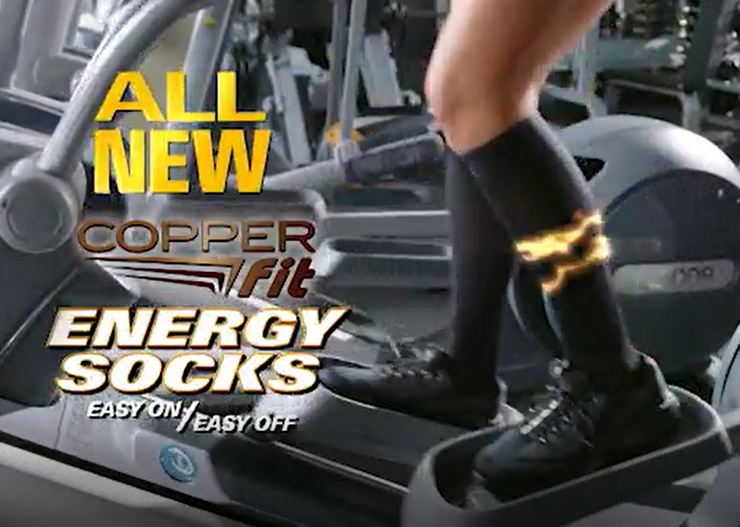 Copper Fit Easy On/Off Compression Socks