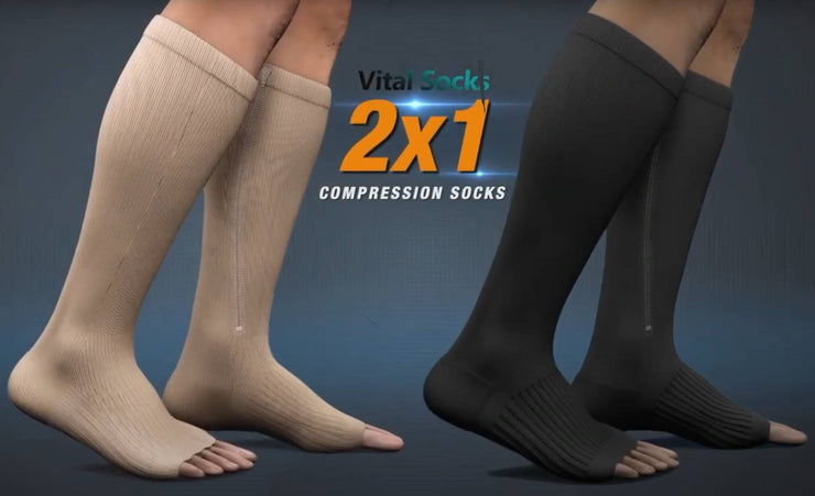 Vital Socks - Compression Socks (2 pairs)